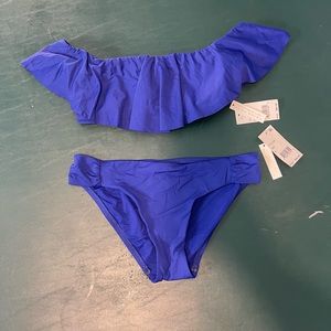 BNWT royal blue bikini swimsuit size 6-8 by Trina Turk